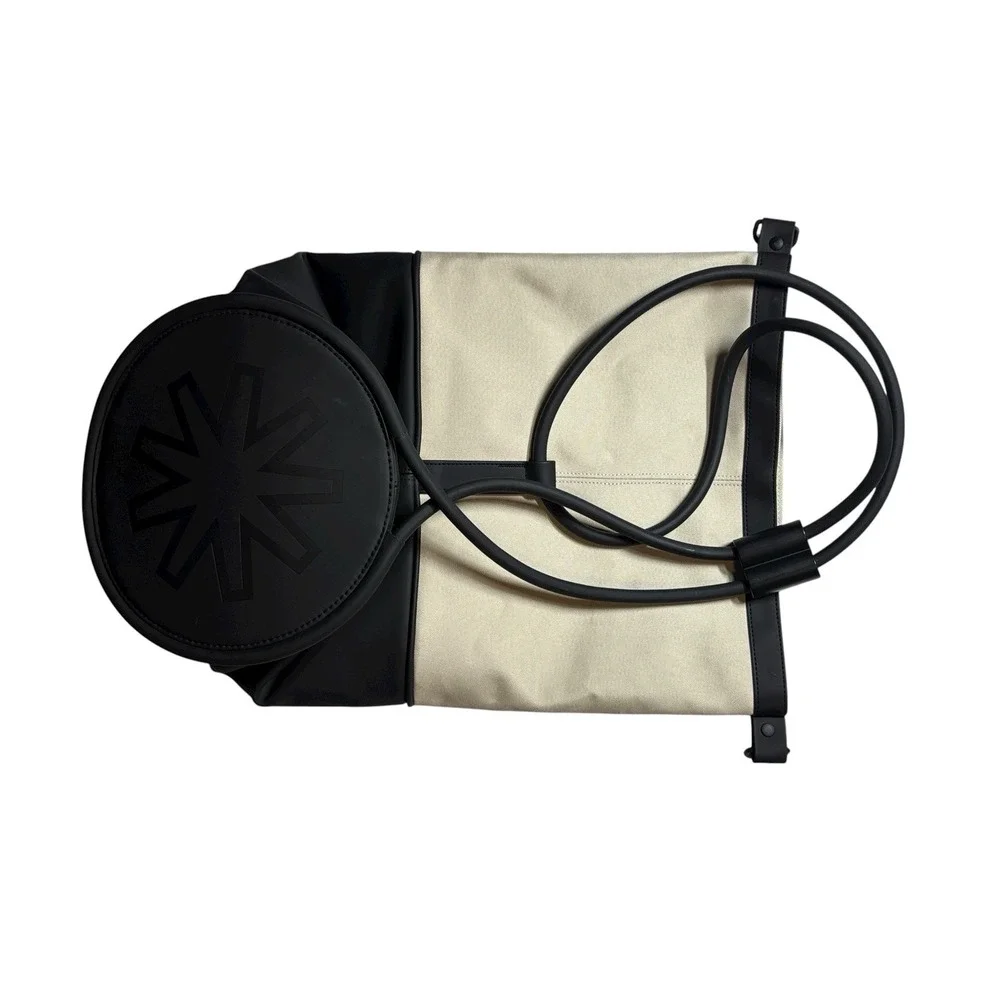 RAINS Spin Rolltop Bag Bucket - Tan And‎ Black Backpack